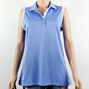 Nike Golf Women's Shell Houston Open Dri-Fit Sleeveless Victory Polo